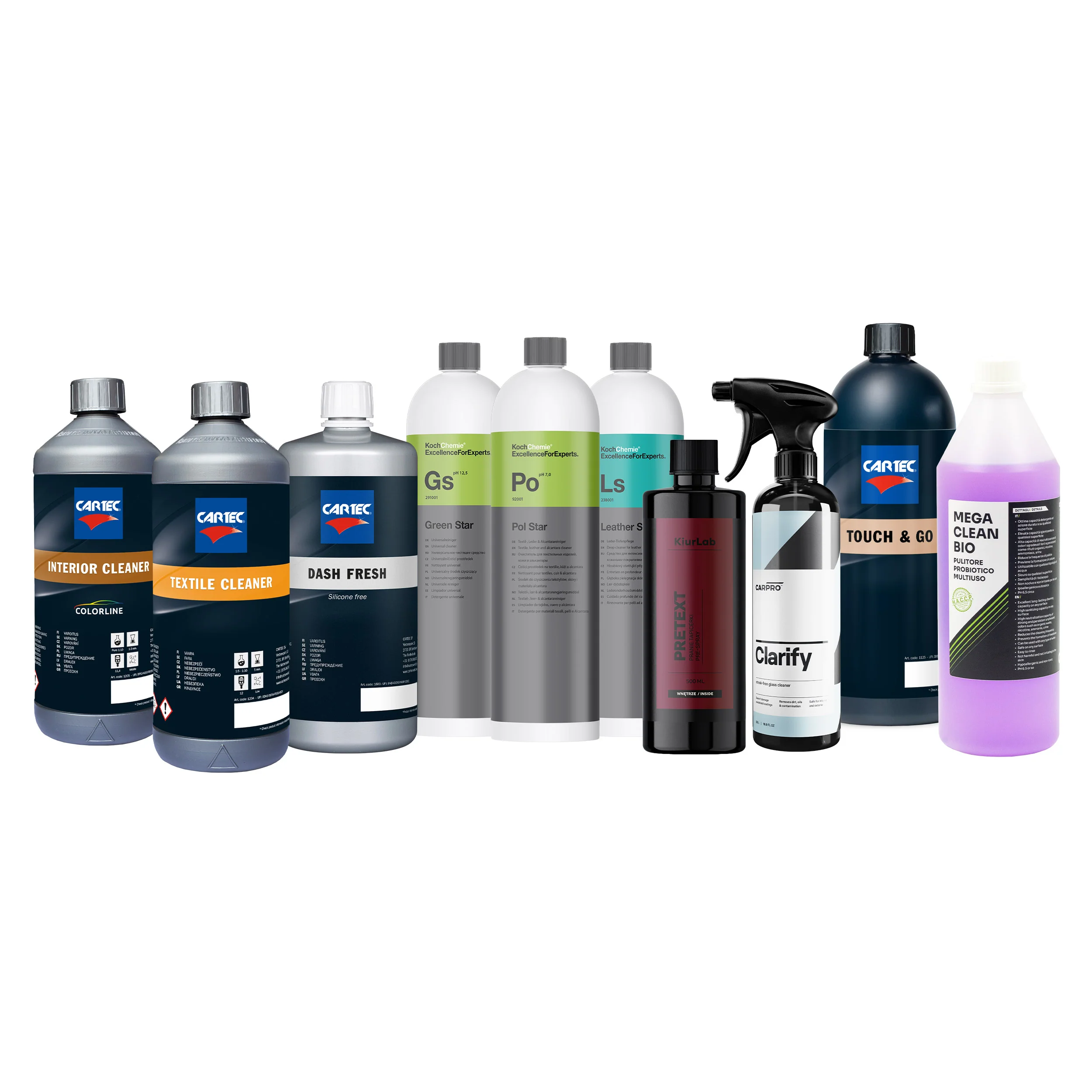 Carismatix Kit Pulizia e Protezione Interni Auto Pro