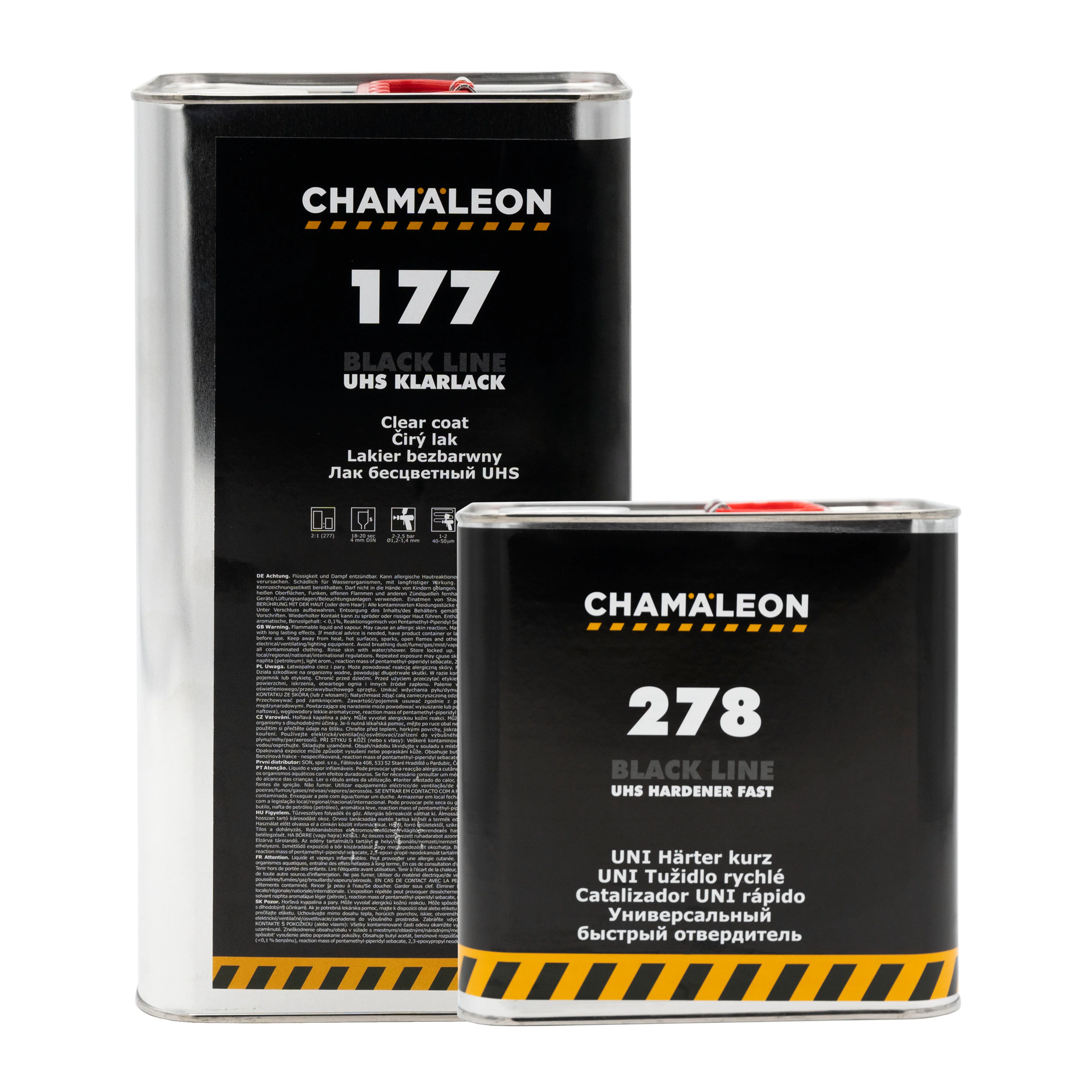 Chamaleon UHS 2K Clear Coat Scratch Proof 177 con catalizzatore - Image 4