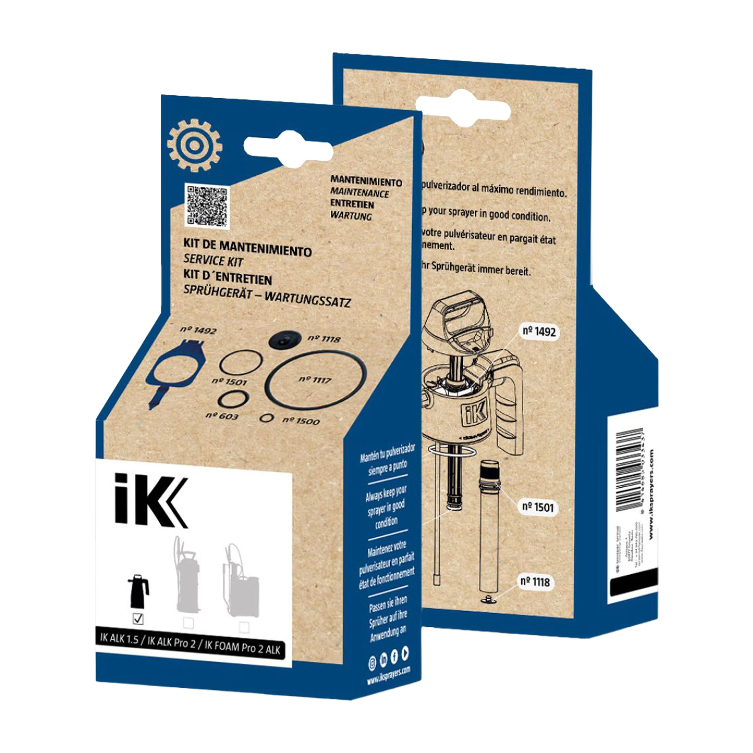 IK SPRAYERS Kit Manutenzione IK Alk 1,5 / Alk Pro 2 / Foam Pro 2 Alk - Image 2